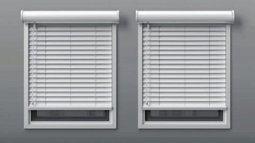 cajón de la persianas